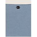 body scollo quadrato in jersey effetto denim denim blu medio-blue seams donna large