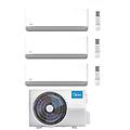 climatizzatore condizionatore trial split inverter breezeless e 9000+9000+9000 btu a++ con