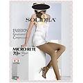 by calzificio pinelli micro rete sm27 avorio 1-s