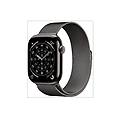 watch series 11 gps + cellular cassa 46 mm in titanio ardesia con loop maglia milanese m/l