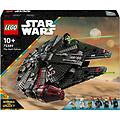 star wars dark falcon set costruzione 1579 pezzi 6 minifigure 10 anni 75389