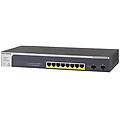 - switch con 8 porte gigabit ethernet (10/100/1000) poe+ / 2x sfp colore grigio