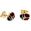 orecchini coccinella donna in oro giallo 803321703253