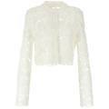 cardigan macramé tulle