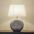 lampada da tavolo florentino 49 cm ceramica tessuto