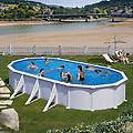 piscina fuori terra rigida kitprov738 bianco l int 7. 3 x 3. 75 m