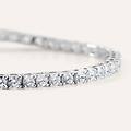 bracciale tennis silver elegance argento rodiato cubic zirconia collezione silver elegance bianco