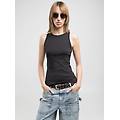 canotta slim fit a costine