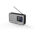 radio portatile fm/dab+ bluetooth rf-d15-silver/nero