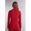 giacca pigiama a manica lunga in micromodal donna rosso taglia m