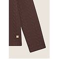 maglia donna in felpa bonded a trecce con collo a tubo shopping bag donna small