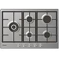 chg7wlwpx piano cottura a gas 5 zone griglie in ghisa 75 cm acciaio inox