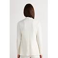 giacca manica lunga in interlock di cotone donna avorio taglia m