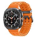SAMSUNG galaxy watch ultra 4g lte gps nfc 47mm amoled titanio grigio/narancio resistenza acqua ip68+10atm