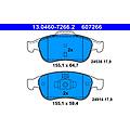 ate set di pastiglie freno 13. 0460-7266. 2 anteriore