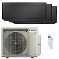 condizionatore stylish total black trial split 7000+9000+15000 btu inverter a+++ wifi unità