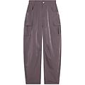 pantaloni cargo carrot fit in nylon navetta