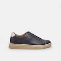 sneaker in pelle da uomo blu