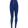 pantaloni push up wr. up superskinny vita alta cotone organico navy peony donna large