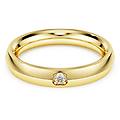 anello a fascia eternity diamanti creati in laboratorio 0 05 ct tw forma rotonda oro giallo 18 k 65