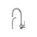 miscelatore monocomando per lavello con doccetta estraibile serie stick sk185cr cromato ottone