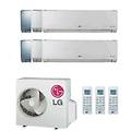 climatizzatore condizionatore dual split inverter art cool mirror 12000+12000 con mu2m17 ul3