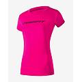 t-shirt traverse manica corta rosa donna l