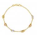 bracciale da donna oro tre colori 156402