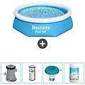 - piscina fuori terra in giro 244x61 cm blu include accessori coordinati cb53
