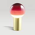 lampada da tavolo dipping light altezza 22 cm rosso/ottone