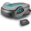 robot tagliaerba sileno life 1000 m2 set smart con filo perimetrale larghezza di taglio 22 cm