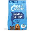 edgard & cooper adult salmone norvegese senza cereali crocchette per cani 2 5 kg
