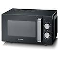 - mw 7761 forno a microonde superficie piana solo microonde 20 l 800 w nero stainless steel