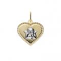 ciondolo cuore angelo oro bianco giallo gl101578