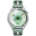 watch gt6 cassa 46mm in acciaio inossidabile e cinturino verde. compatibile con ios e android. fino