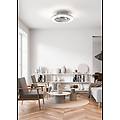 ventilatore da soffitto alisio wifi nichel d. 52. 5 cm