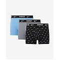 boxer trunk nero grigio blu (3 pezzi) l