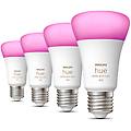 hue white & color ambiance a60 lampadina connessa e27 800 (confezione da 4)