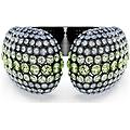 bracciale rigido sublima taglio round multicolore placcato rutenio s