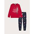 pigiama lungo cotone bambini elf squad family / rosso / 6 rosso