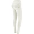 pantaloni push up wr. up vita alta superskinny in cotone lily white donna extra large