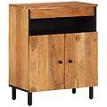 - credenza 60x33x75 cm in legno massello di acacia