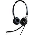 jabra biz 2400 ii qd duo nc wideband balanced cuffia padiglione auricolare nero argento