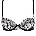 bluebella alula reggiseno trasparente/nero taglia 0a