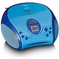 scd-24kids radio portatile con lettore cd blu