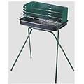 barbecue 60-40 green per giardino con struttura resistente e design funzionale per grigliare
