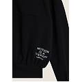 felpa donna comfort fit chiusura zip e collo stile bomber nero donna large
