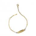 bracciale bimbi oro bianco giallo gl101600