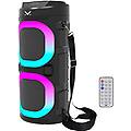 fire 9 speaker bluetooth 3 effetti luci led ingressi usb/microsd/aux-in/mic batteria ricaricabile