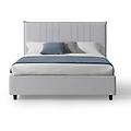 evergreenweb letto matrimoniale con contenitore bilbao grigio